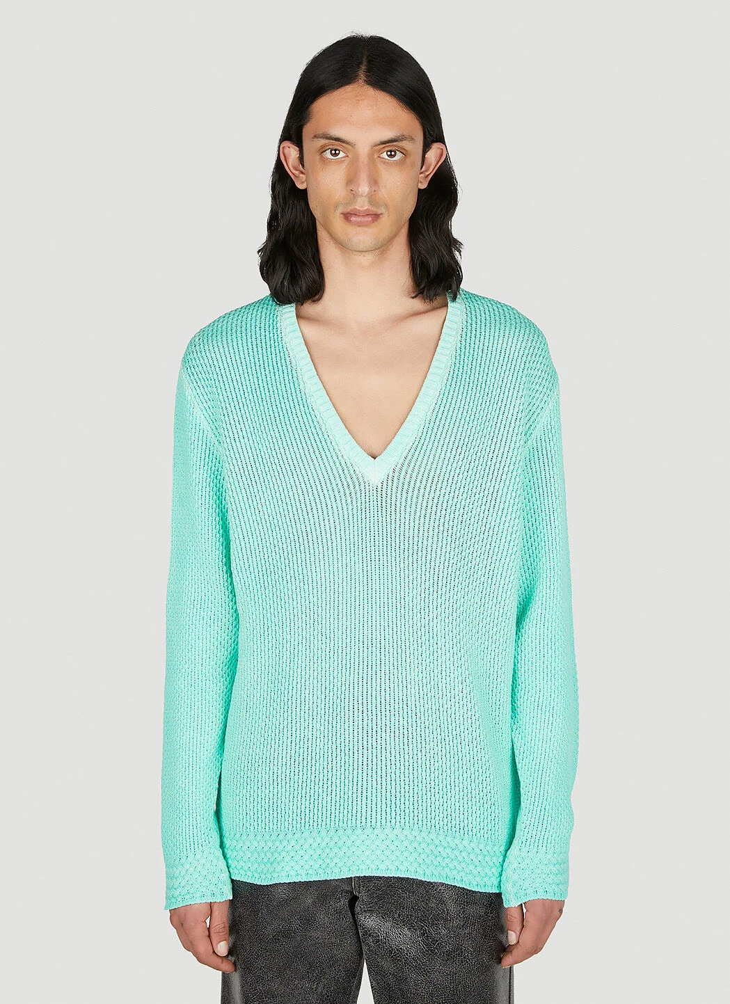 V-Neck Sweater - 1