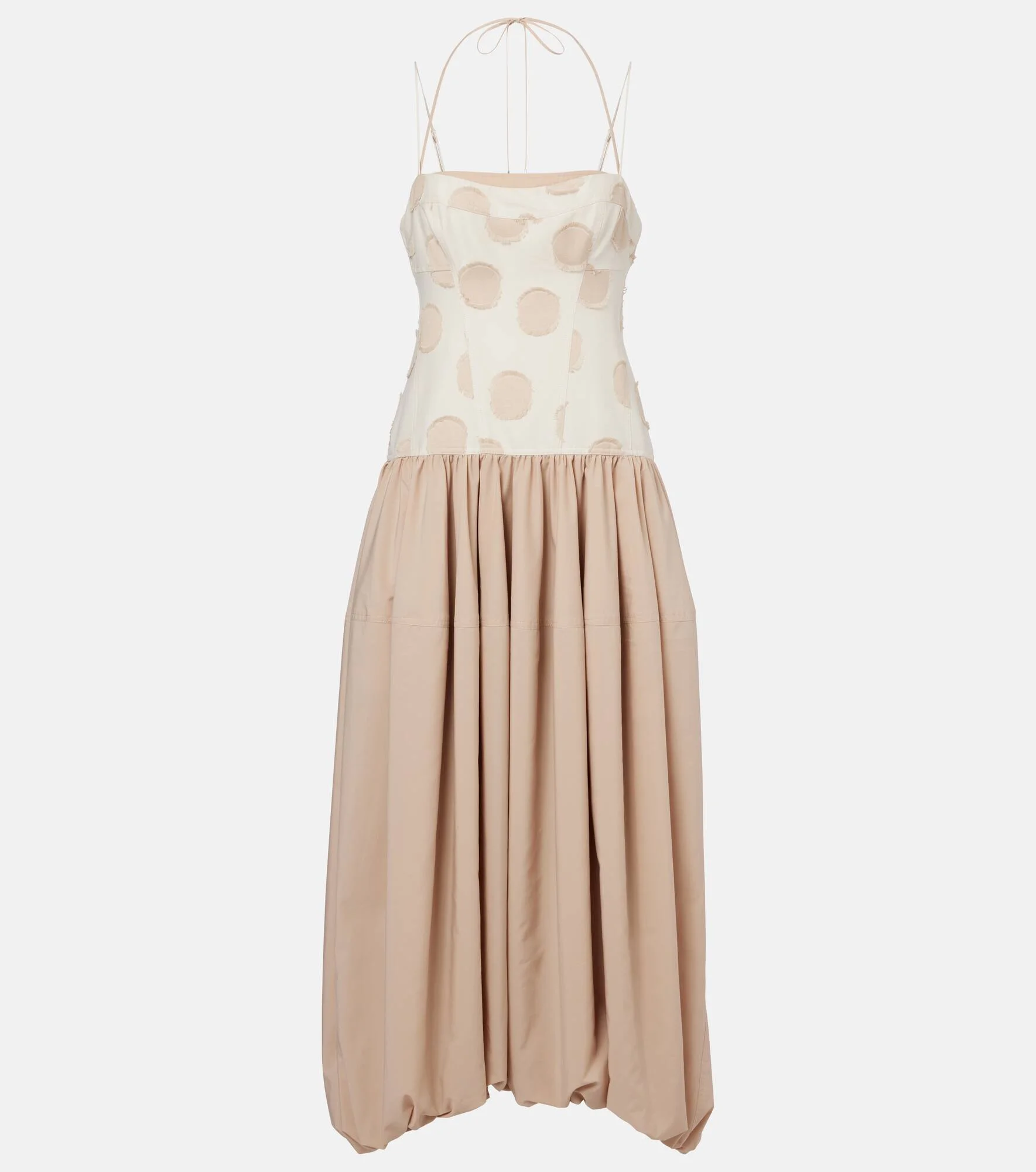Pfeiffer polka-dot midi dress - 1