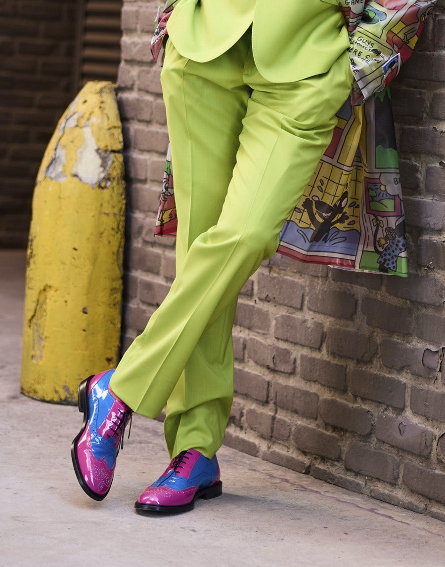 WOOL CANVAS TROUSERS - 5