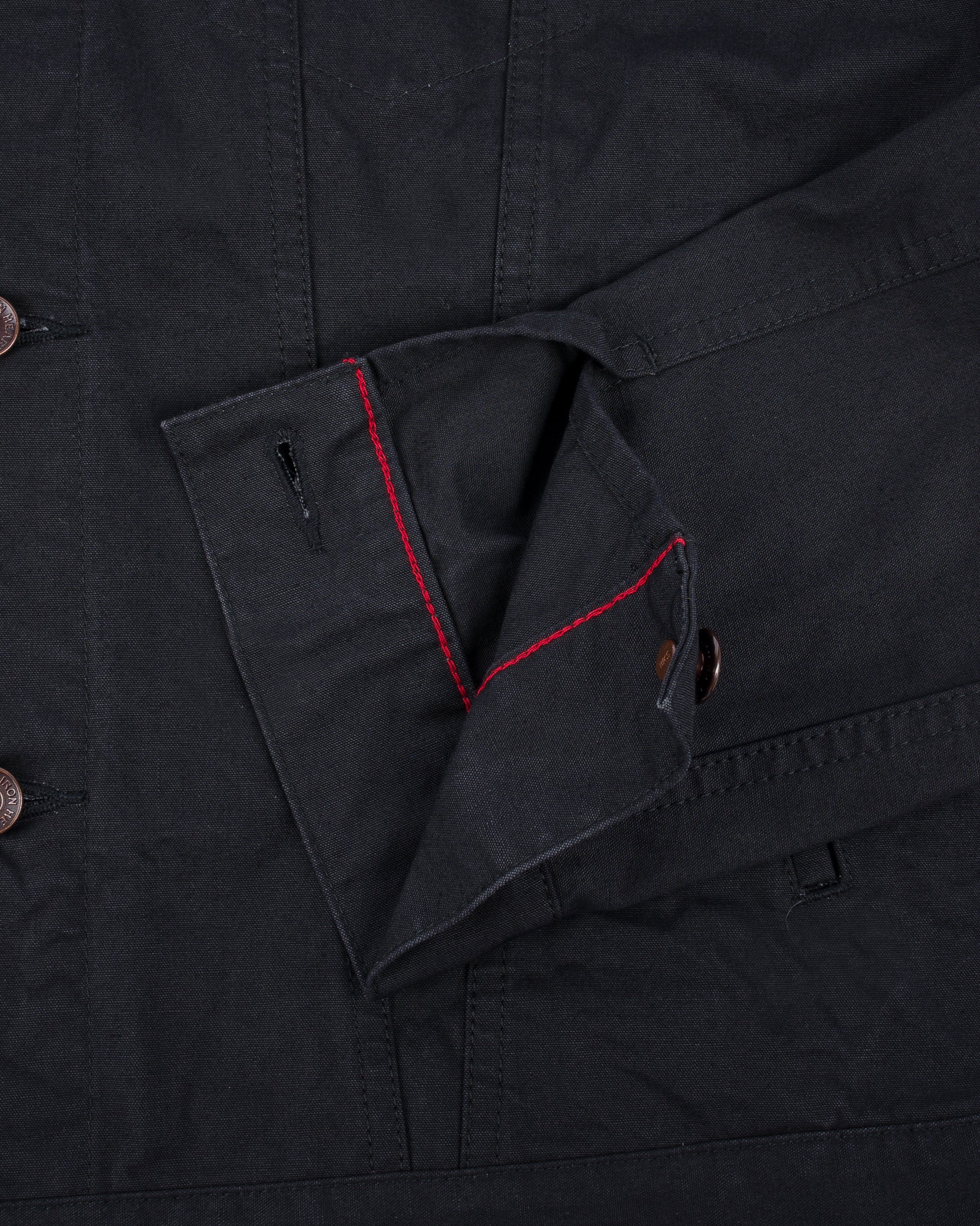 9OZ CANVAS TYPE III JACKET - BLACK - 12