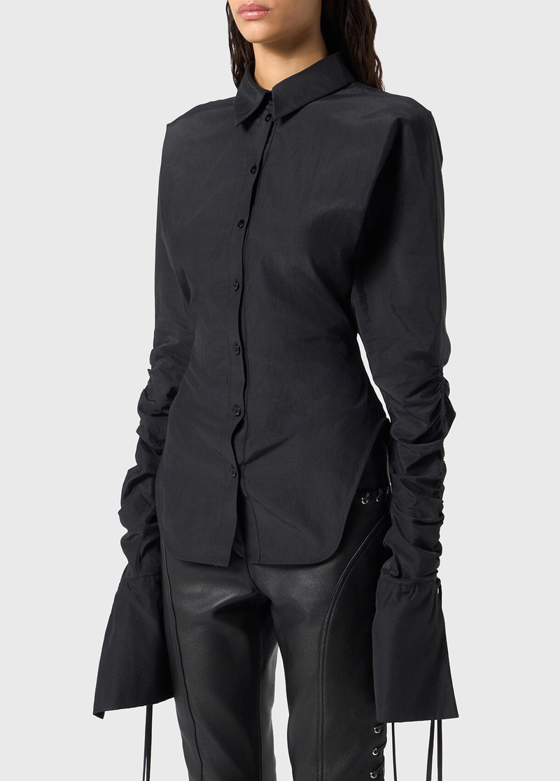 SHIRT IN SHINY CANVAS 4