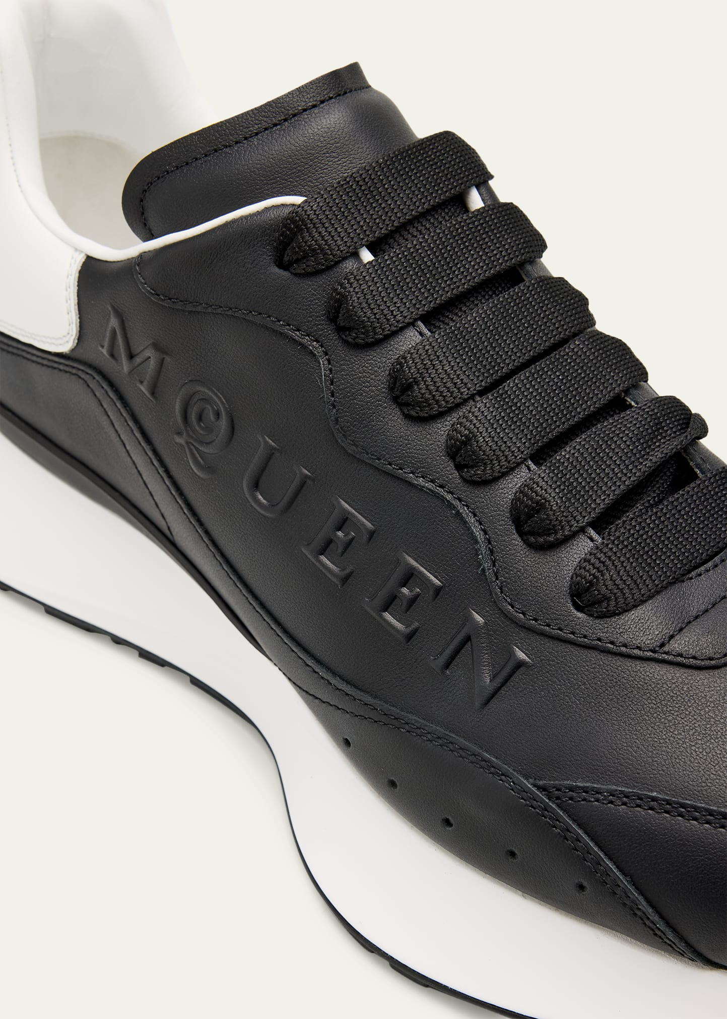 Men's Sprint Leather Runner Sneakers - 6