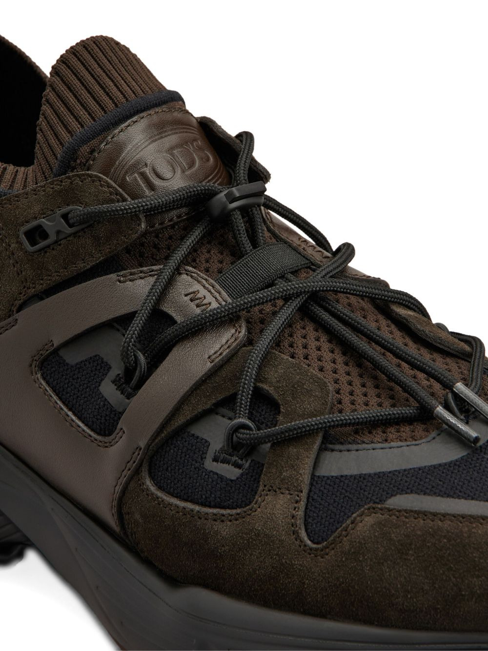 mesh-panelled chunky sneakers - 5