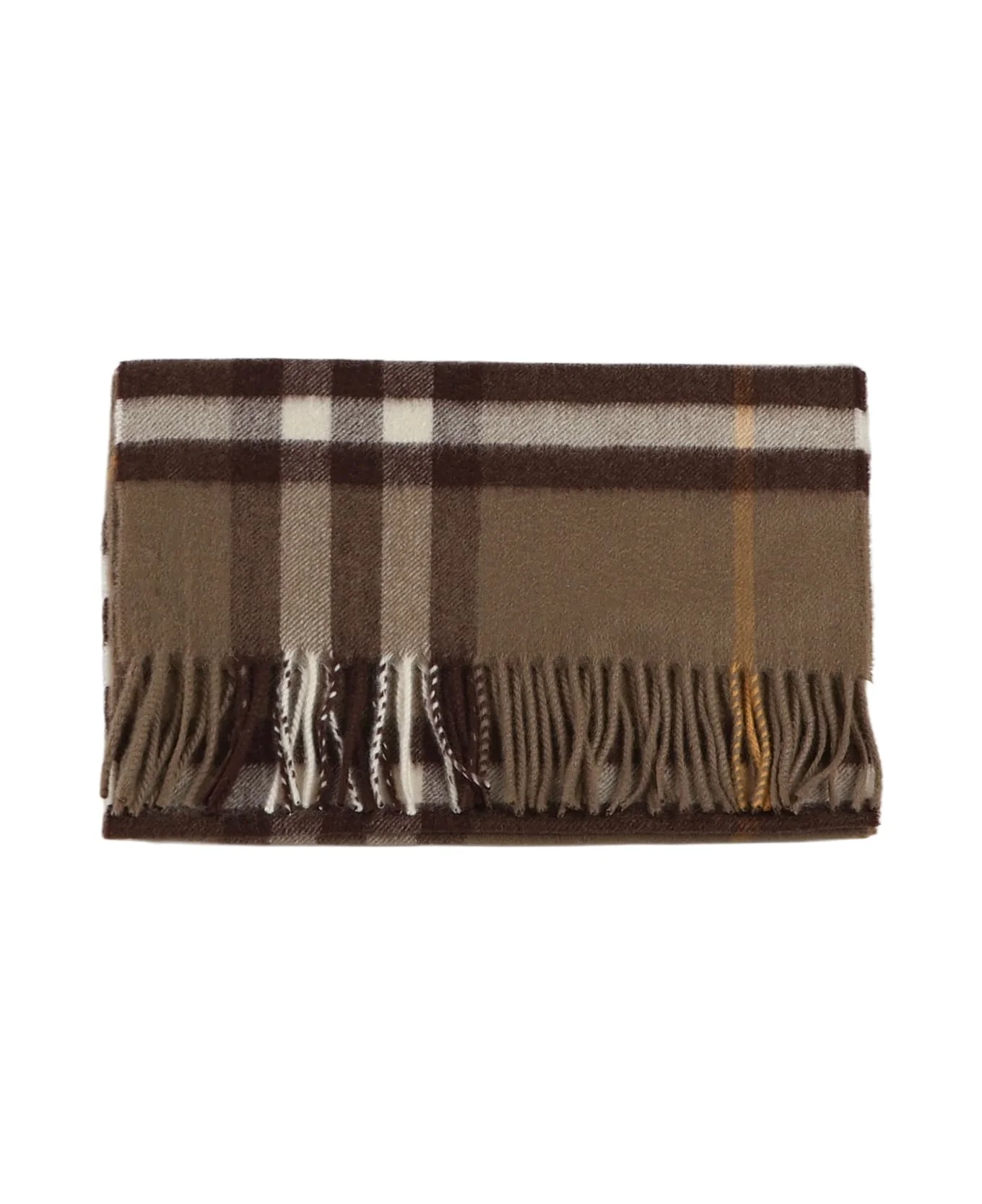 Check Cashmere Scarf - 1