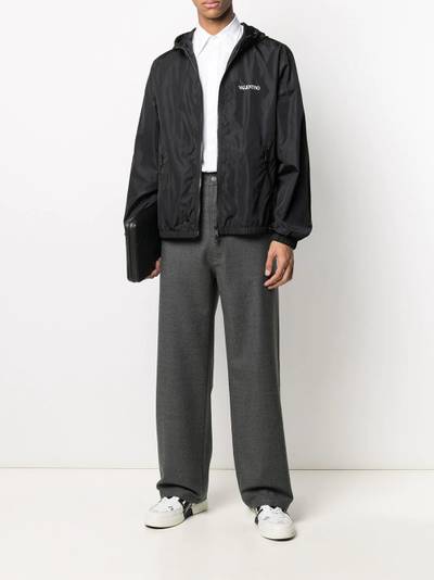 Valentino hooded logo jacket outlook