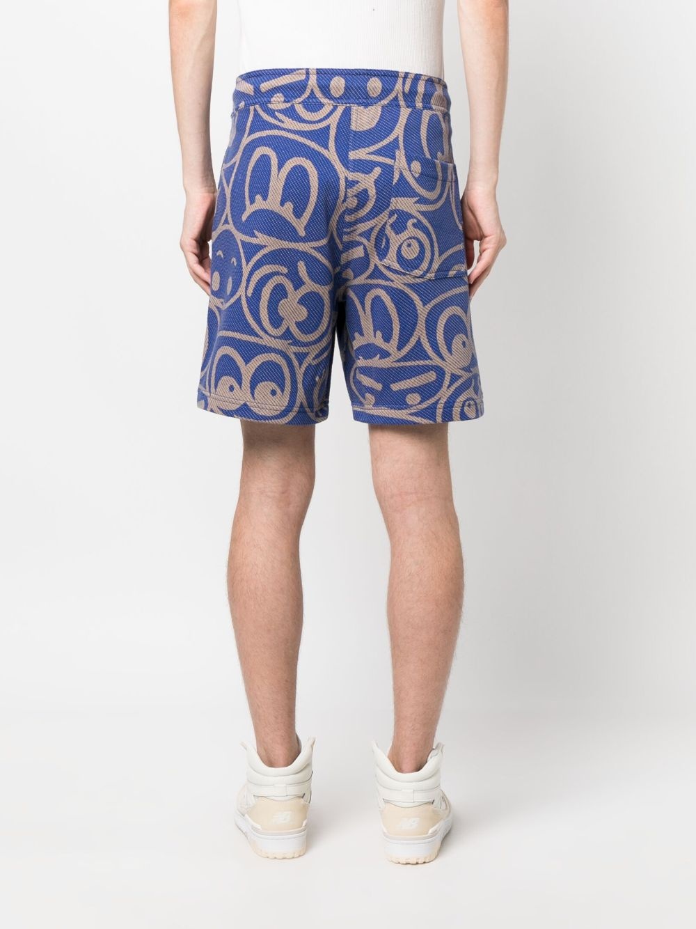 graphic-print bermuda shorts - 4