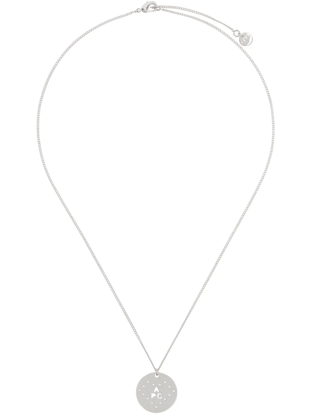 A. P.C. Silver Eloi Perforé Necklace - 1
