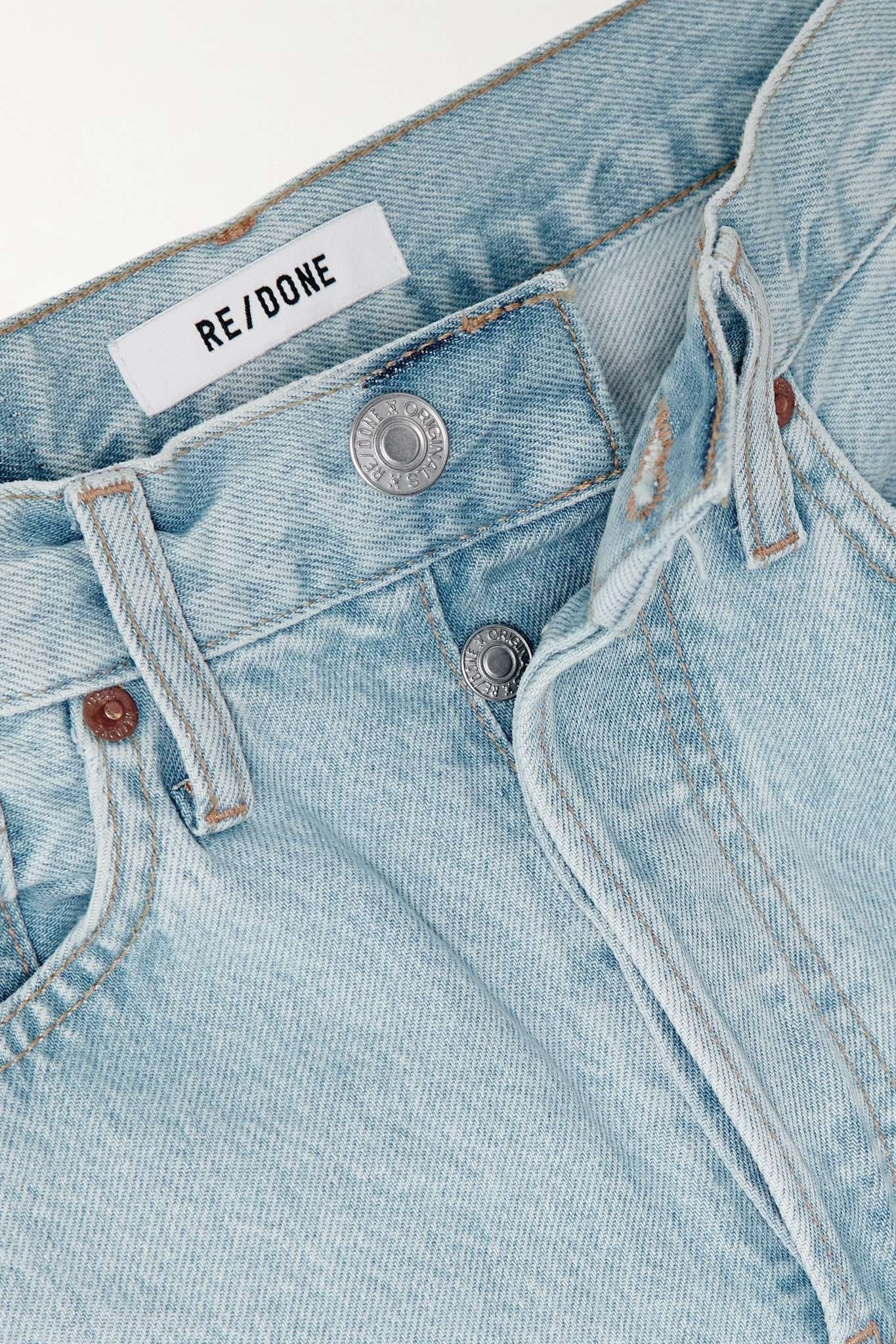 90s high-rise straight-leg jeans - 6