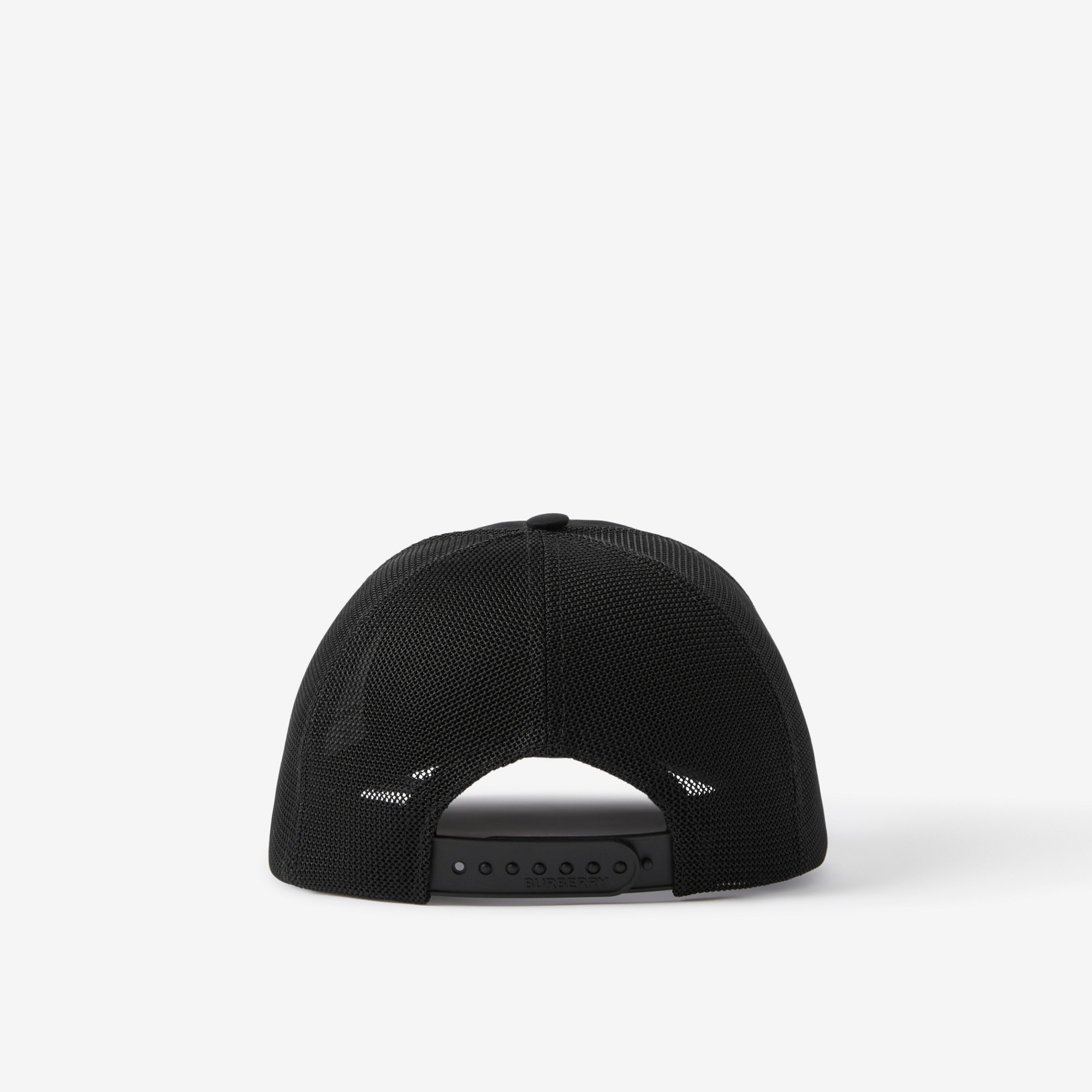 Horseferry Motif Cotton and Mesh Baseball Cap - 3