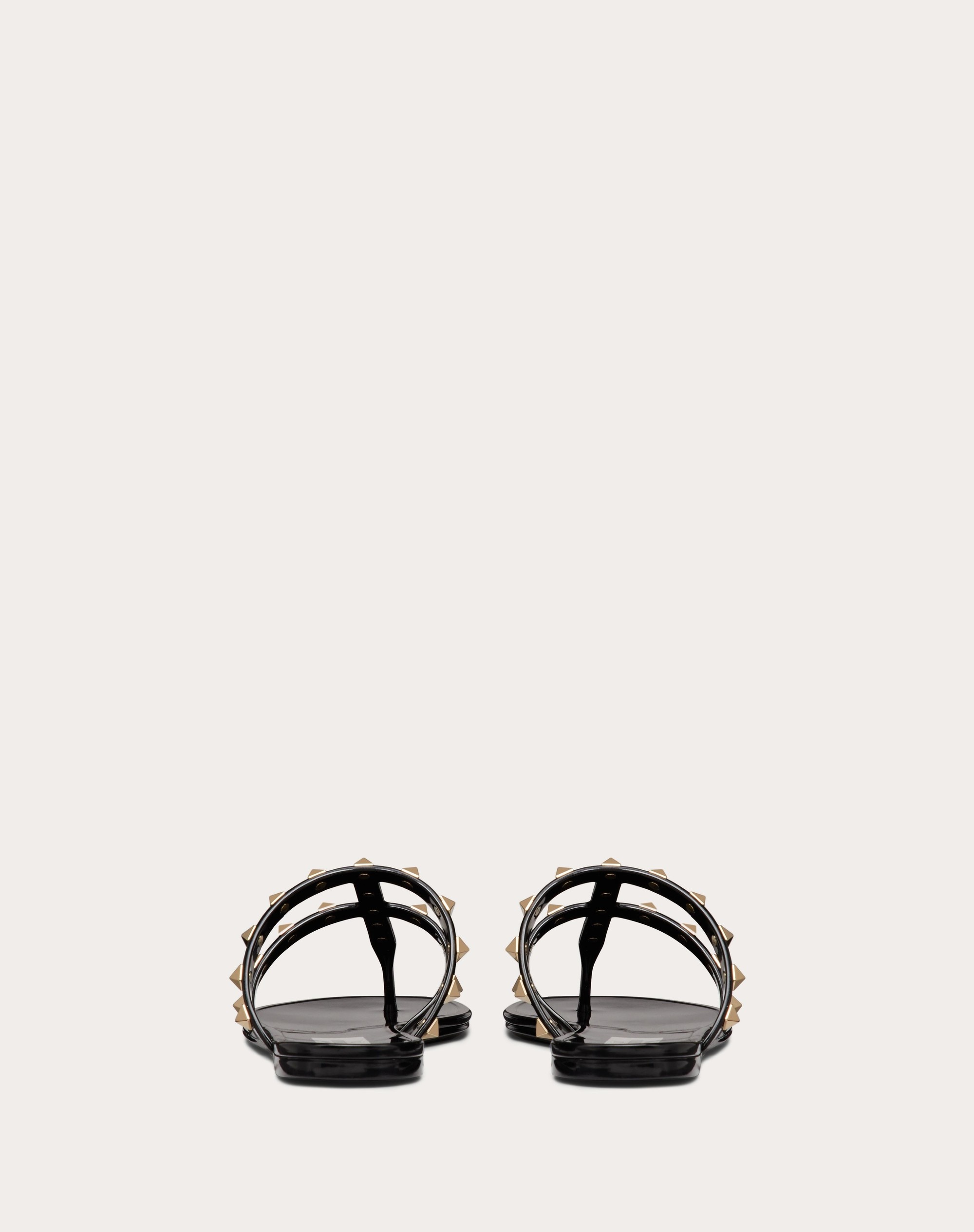 ROCKSTUD FLAT RUBBER SANDAL - 3