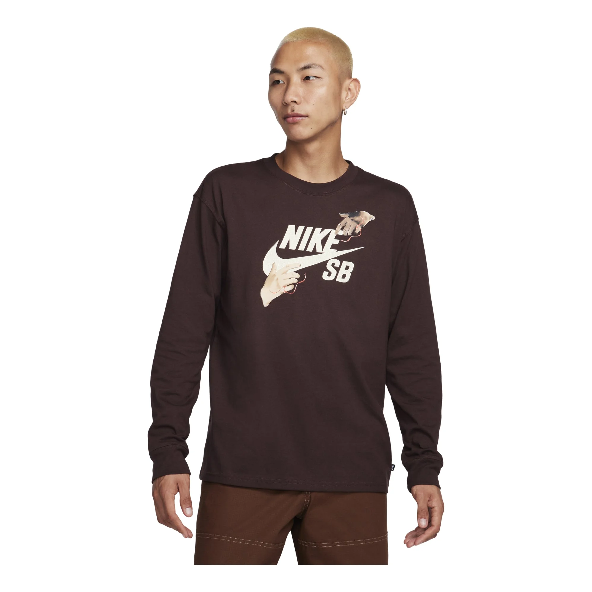 Nike SB Long-Sleeve Skate T-Shirt 'Earth' FQ7682-227 - 1