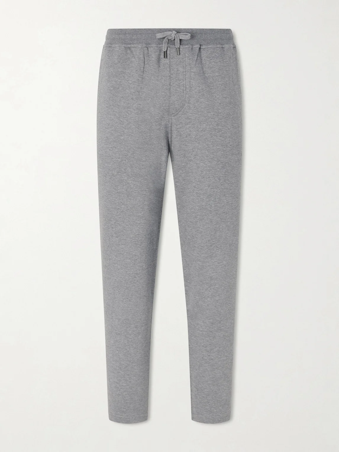 Tapered Cotton, Cashmere and Silk-Blend Jersey Sweatpants - 1