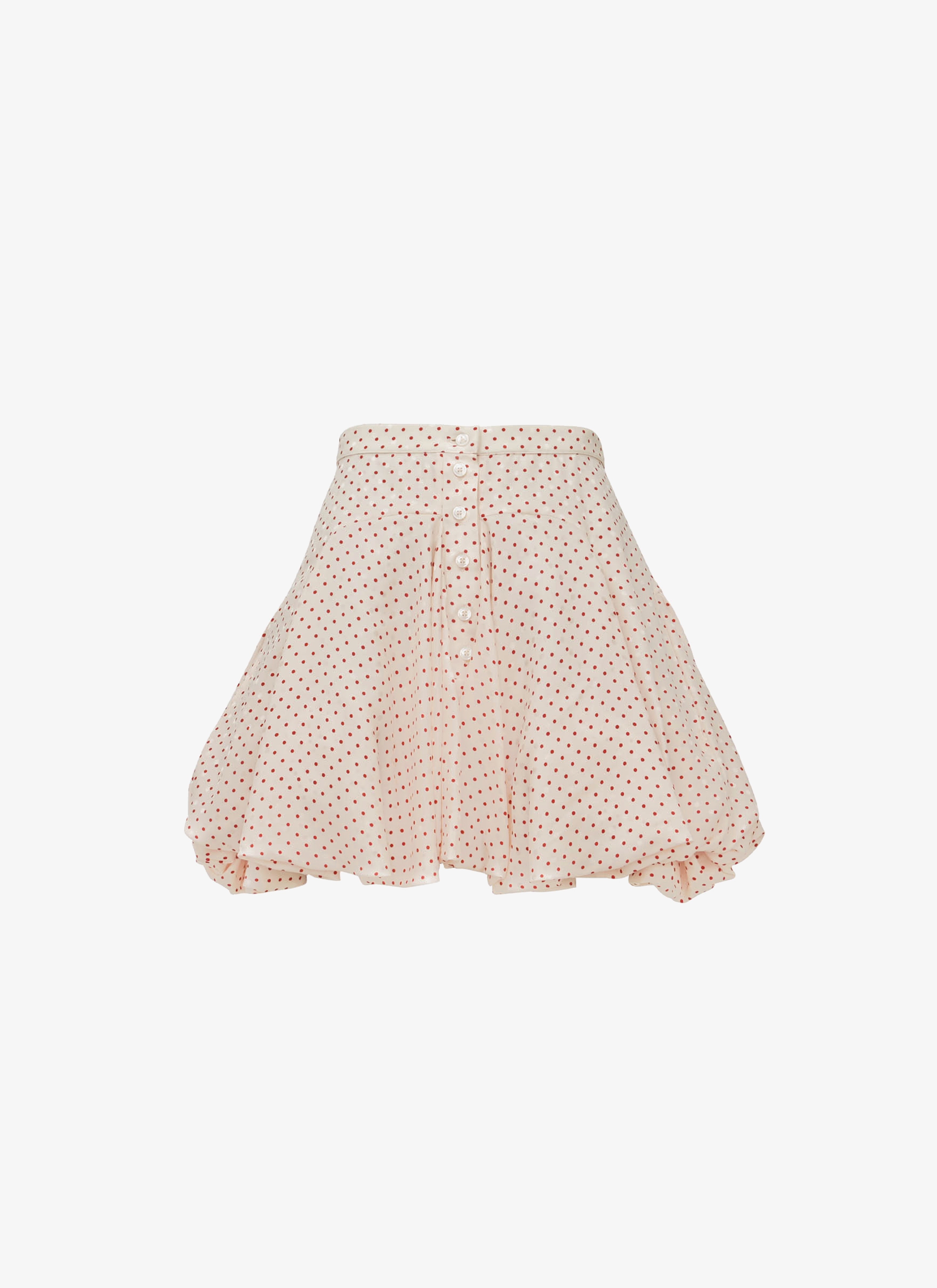 POLKA DOTS BUBBLE SKIRT - 1