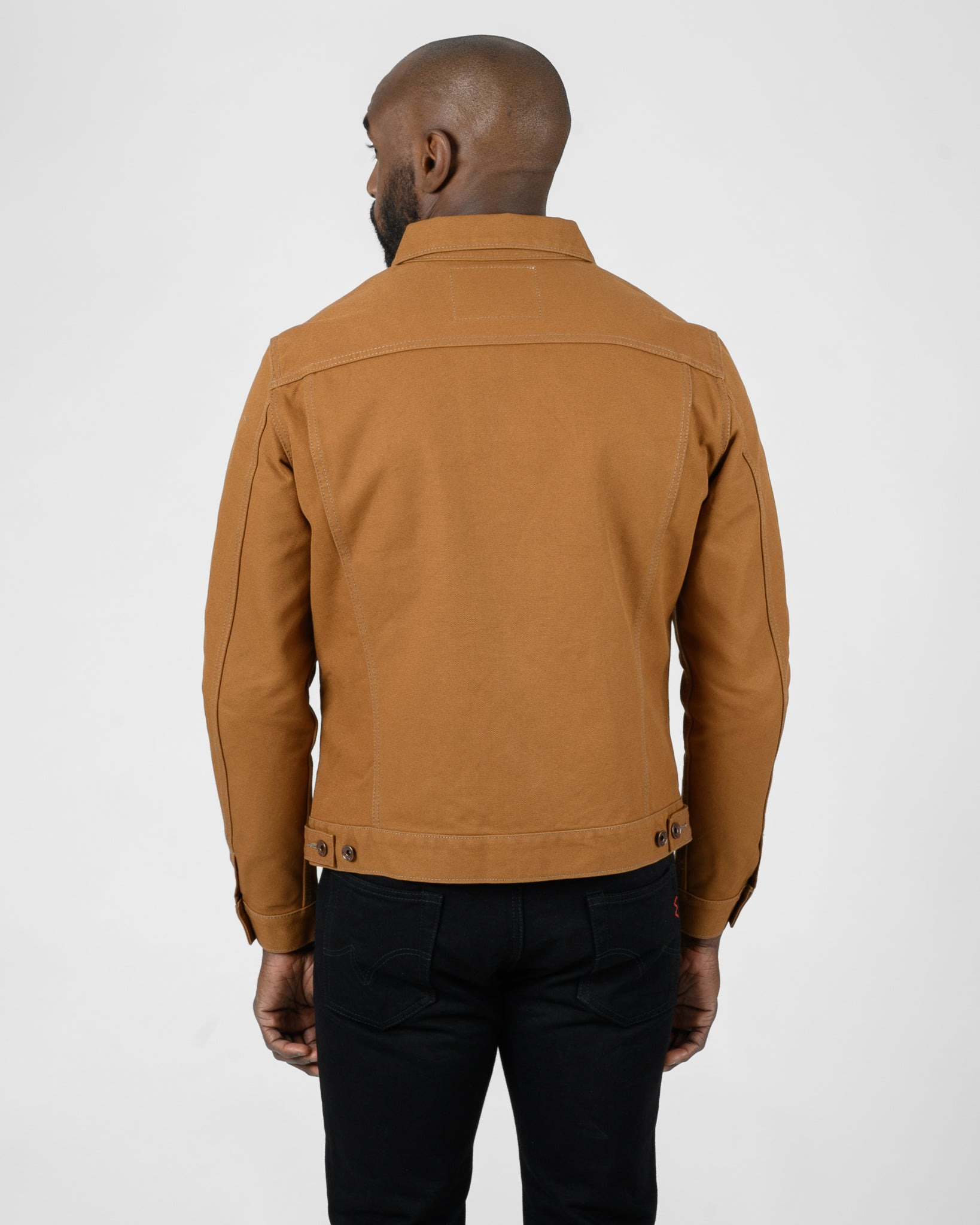 IH-2526J 17oz Duck Modified Type III Jacket -  Brown - 3
