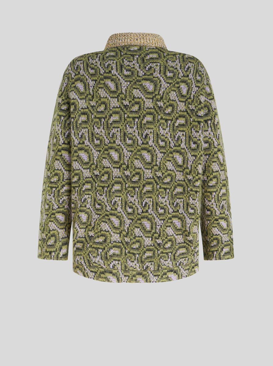 KNITTED PAISLEY JACKET - 5