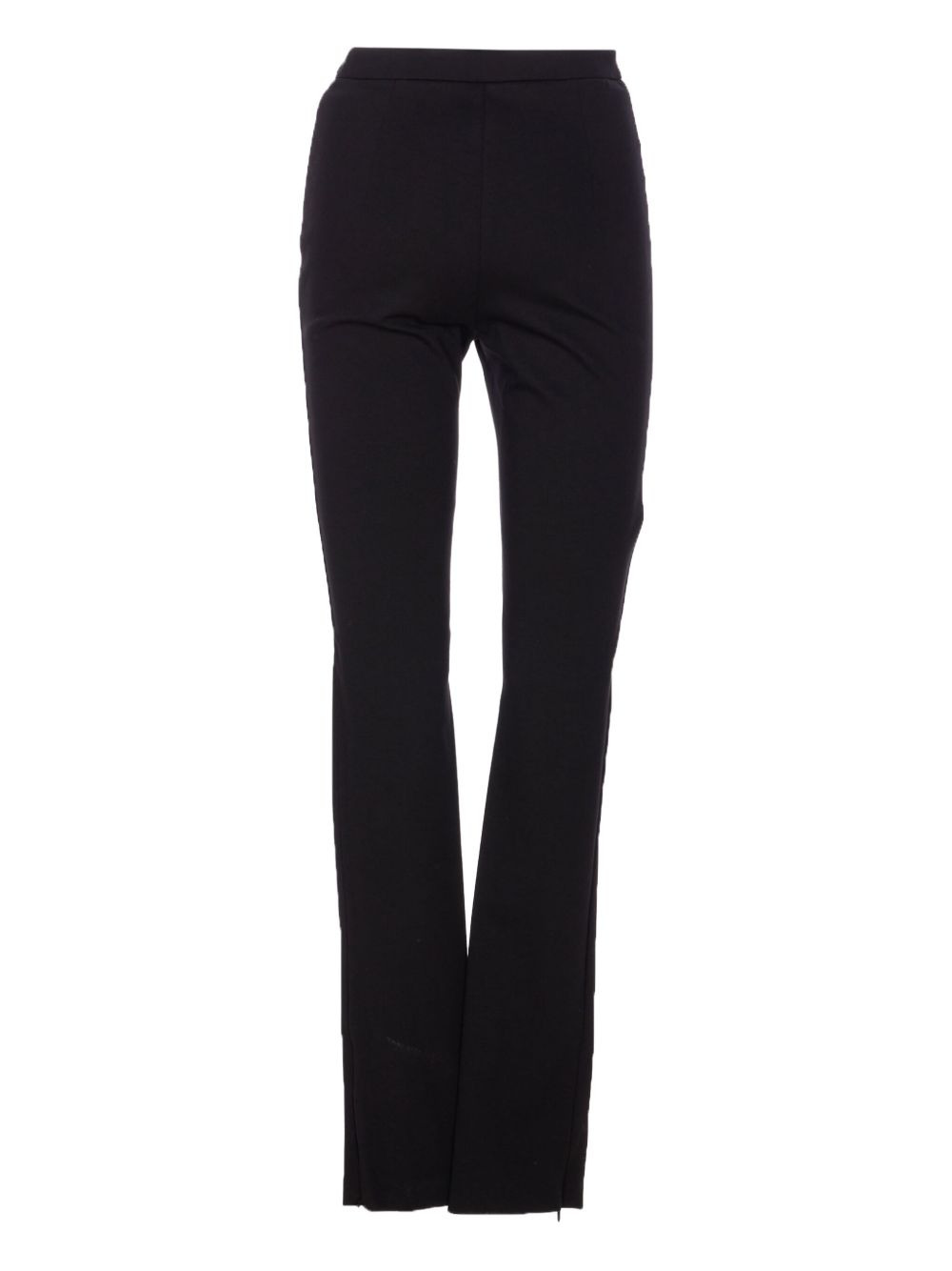 zip-detail trousers - 1