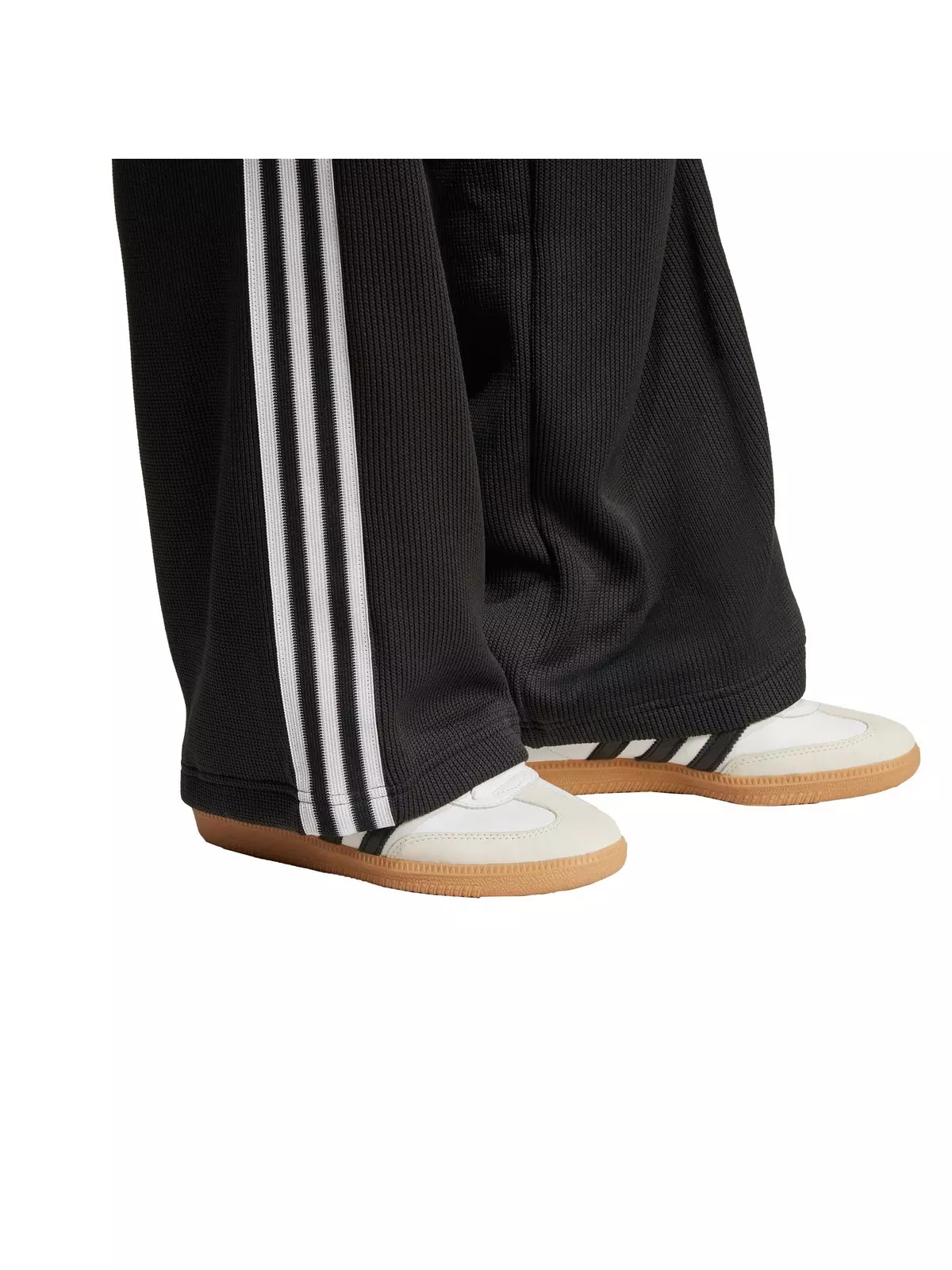 Originals Women's Adicolor Firebird Knit Track Tracksuit Bottoms -Black/White - 4