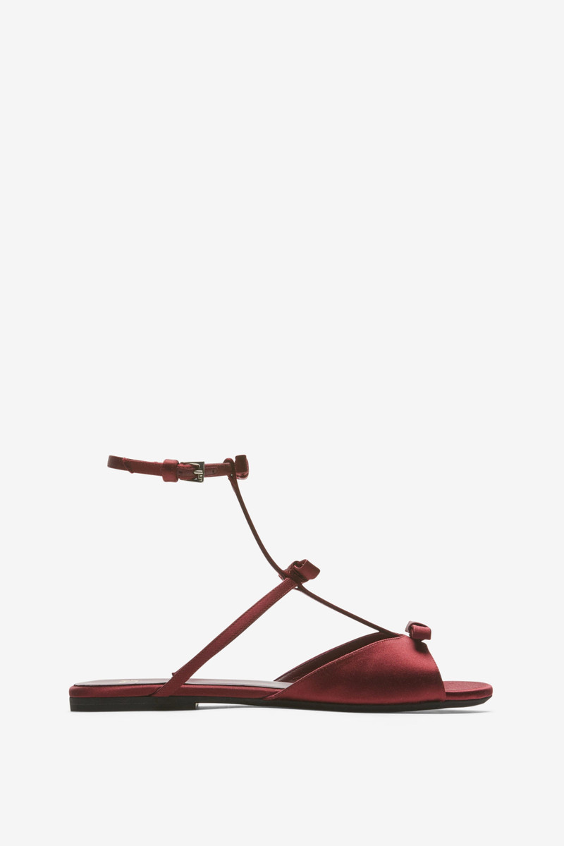 BOW-DETAIL FLAT SANDALS 1