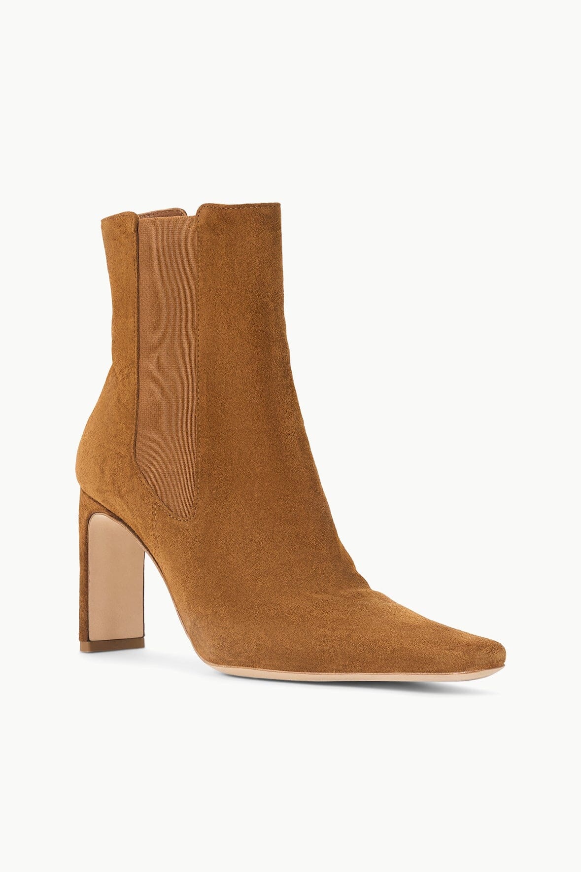STAUD WALLY HIGH HEEL ANKLE BOOT TAN - 2