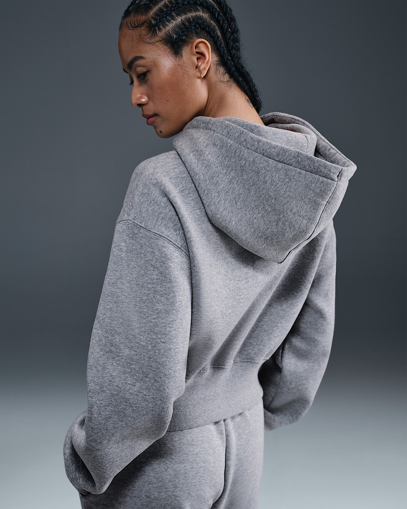 Nike Nike Sportswear Phoenix Fleece Women's Loose Full-Zip Cropped Hoodie outlook