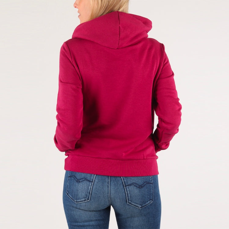 (WMNS) Converse Love the Progress Print Hoodie 'Red' 10017330-A02 - 4