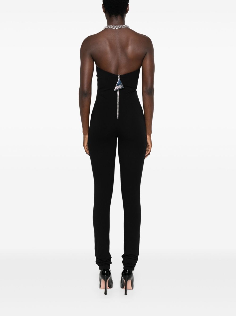 オールインワン・サロペット THE ATTICO Woman Jumpsuits Black 247WCP185RY02 100 THE ATTICO black jumpsuit | angelominetti | REVERSIBLE