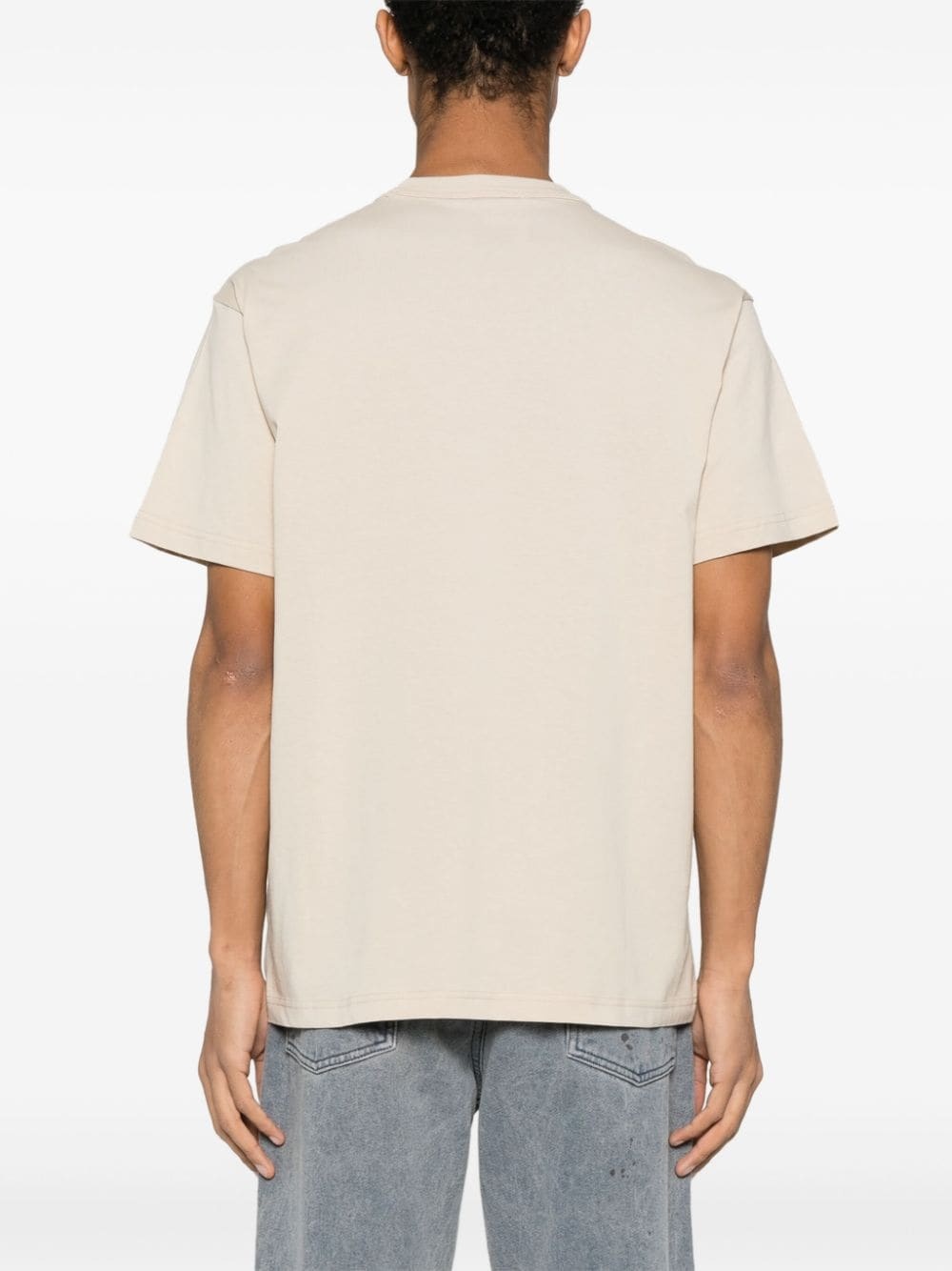 logo-print cotton T-shirt - 4