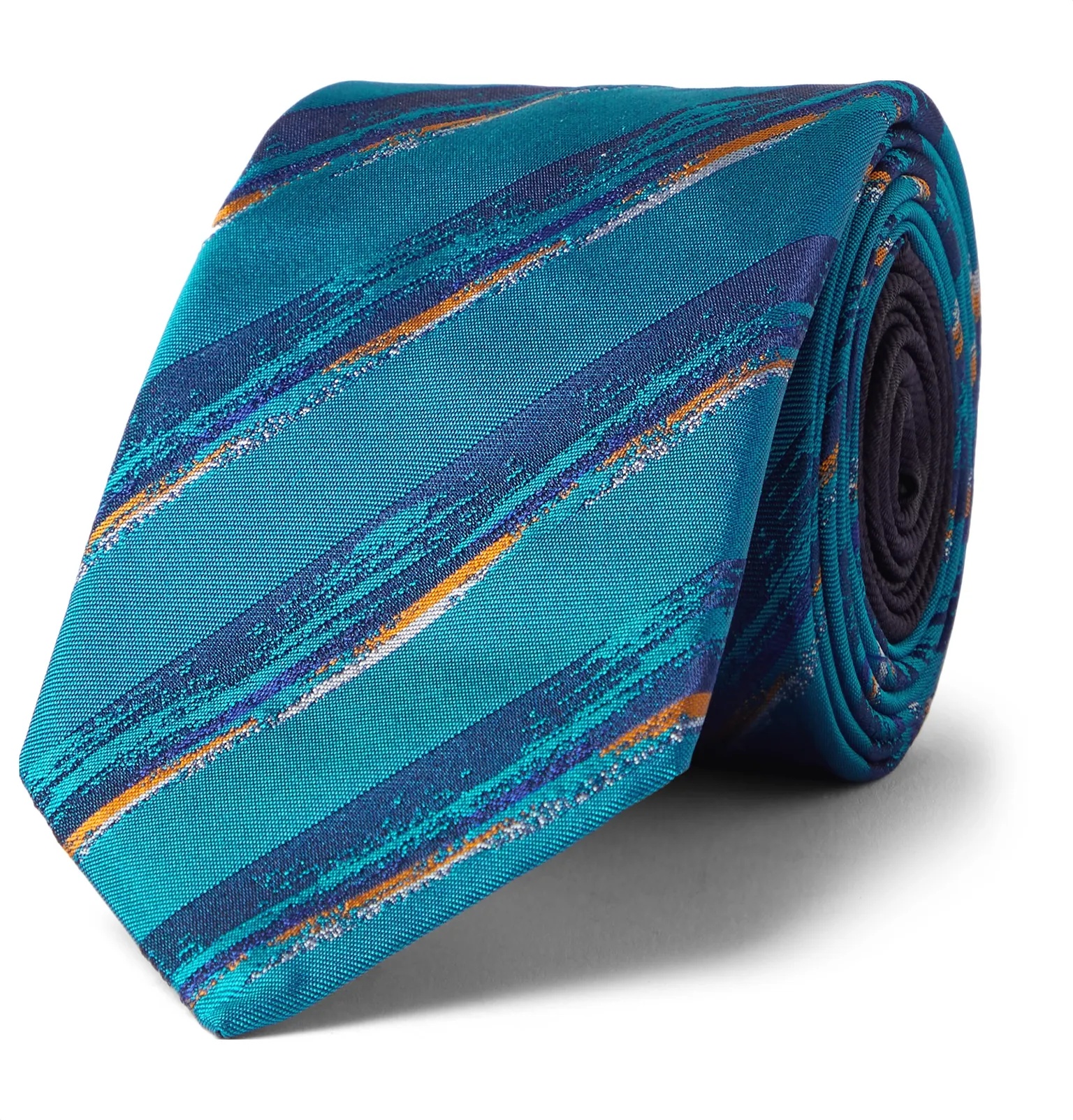 6.5cm Printed Silk Tie - 1