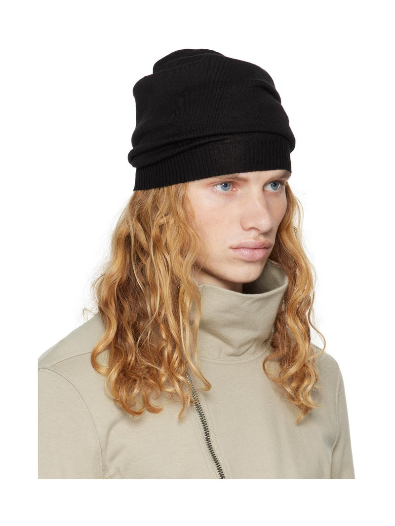 Rick Owens Black Lightweight Beanie outlook