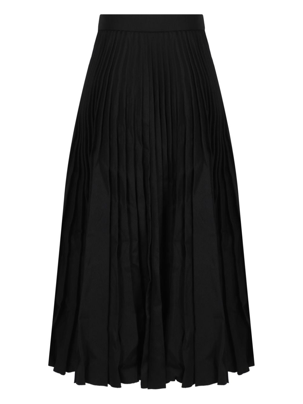 creased wool pleated skirt - 2