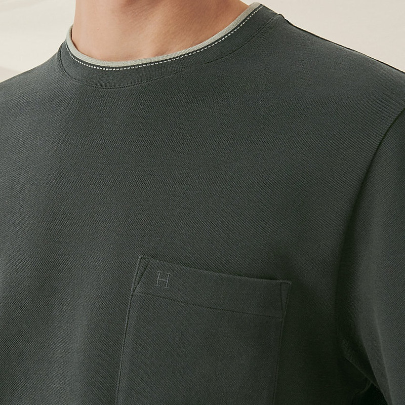 "Piqures Sellier" bicolor t-shirt 3