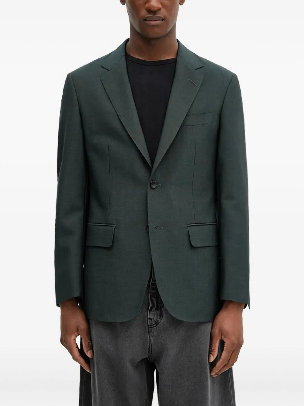 two-button notch-lapel blazer - 1