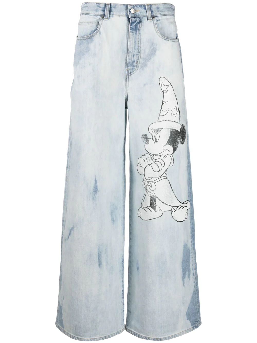 x Disney Fantasia print wide-leg jeans - 1