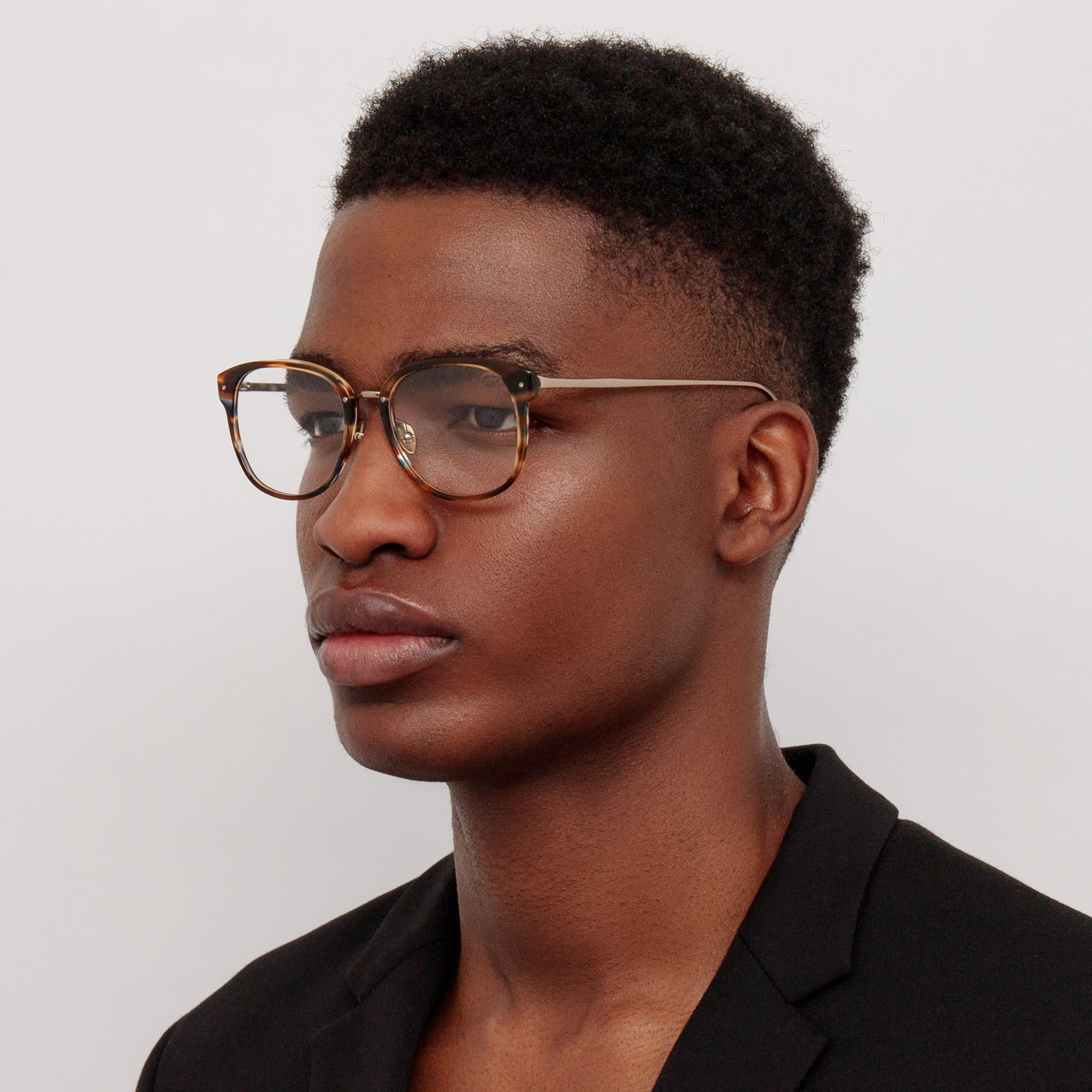 Men's Cyrus D-Frame Optical in Earth Horn - 4