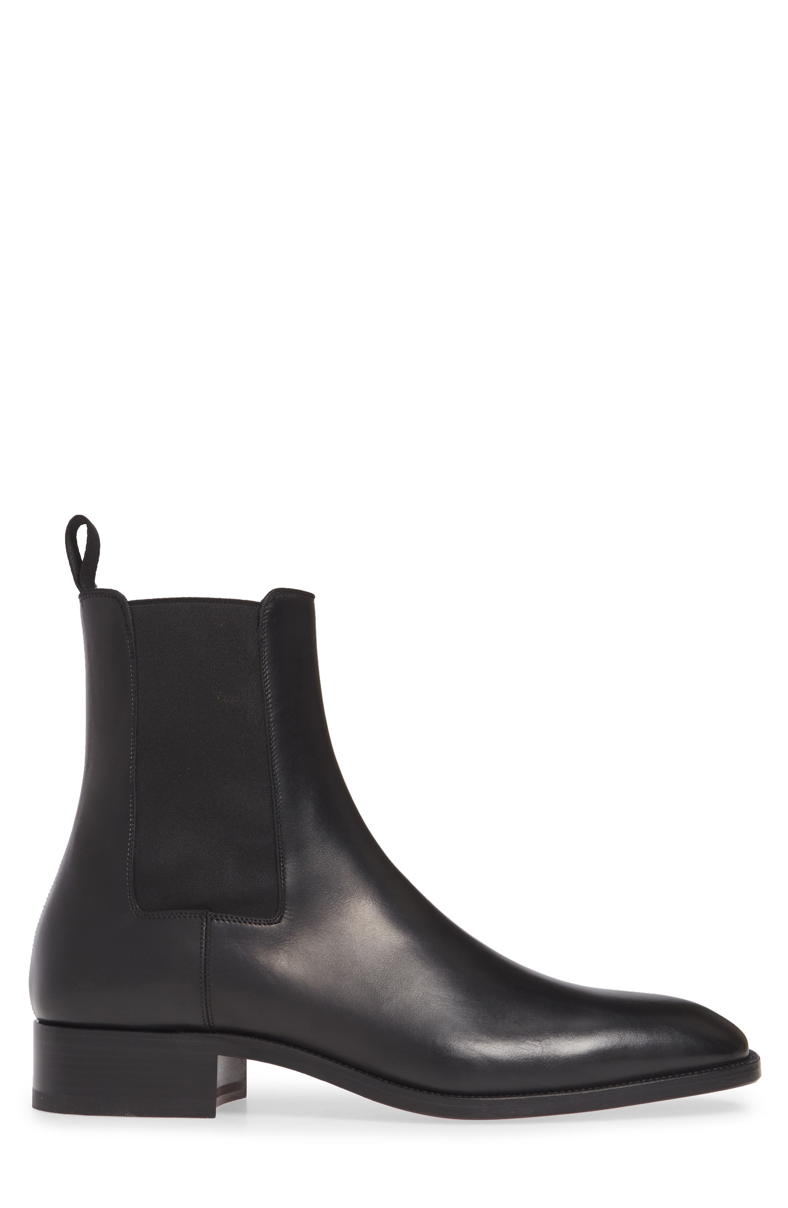 Christian Louboutin Samson Chelsea Boot in Bk01 Black at Nordstrom - 3