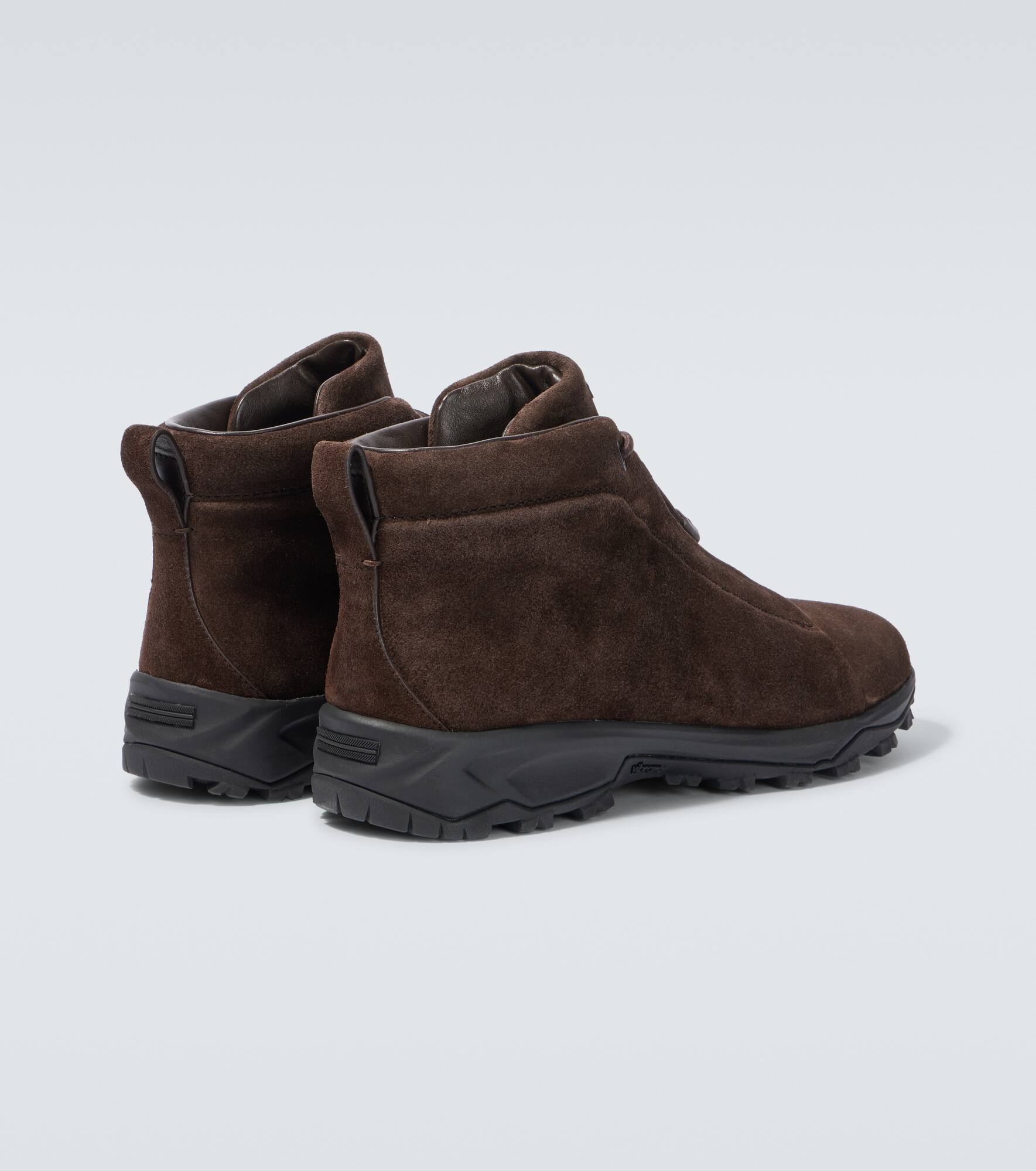 Triple Stitch suede high-top sneakers - 6