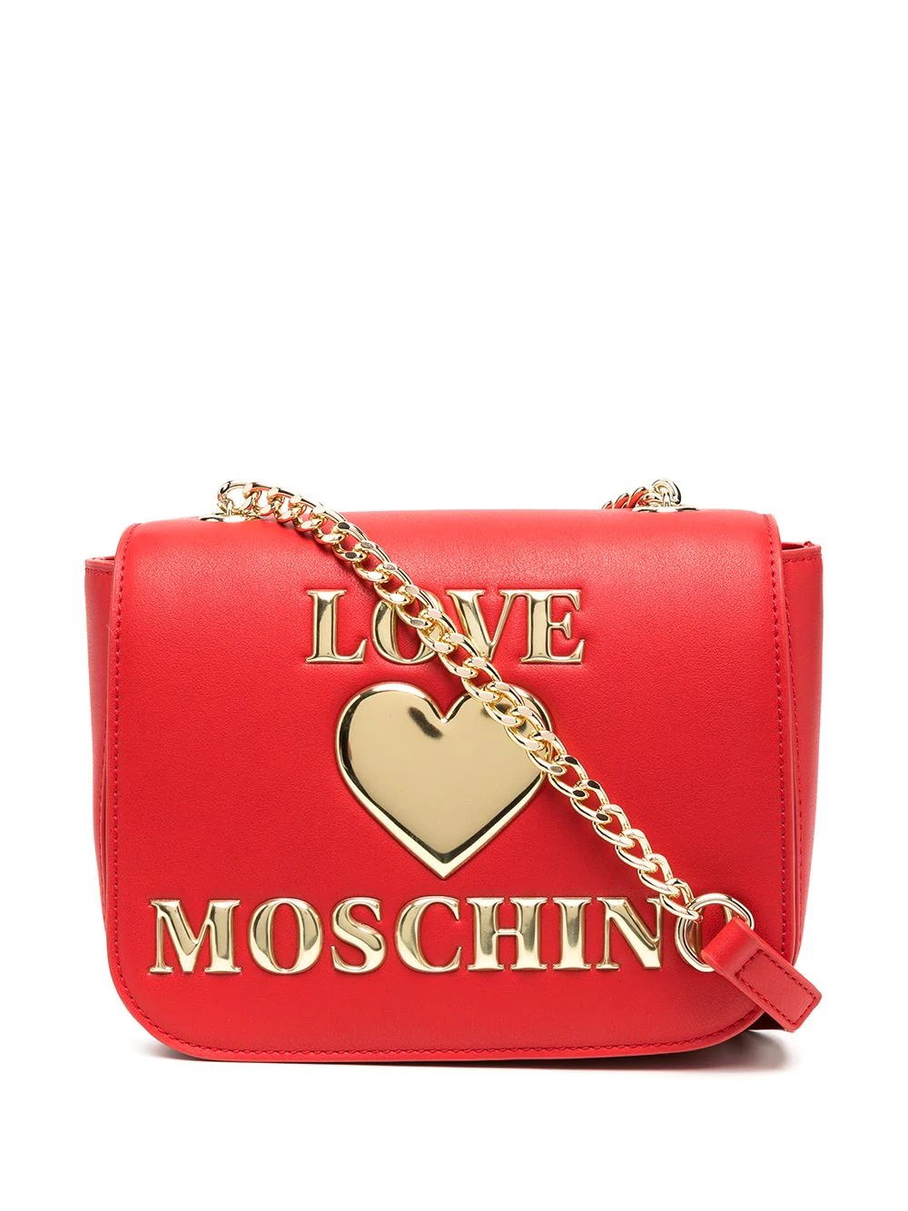 heart plaque crossbody bag - 1