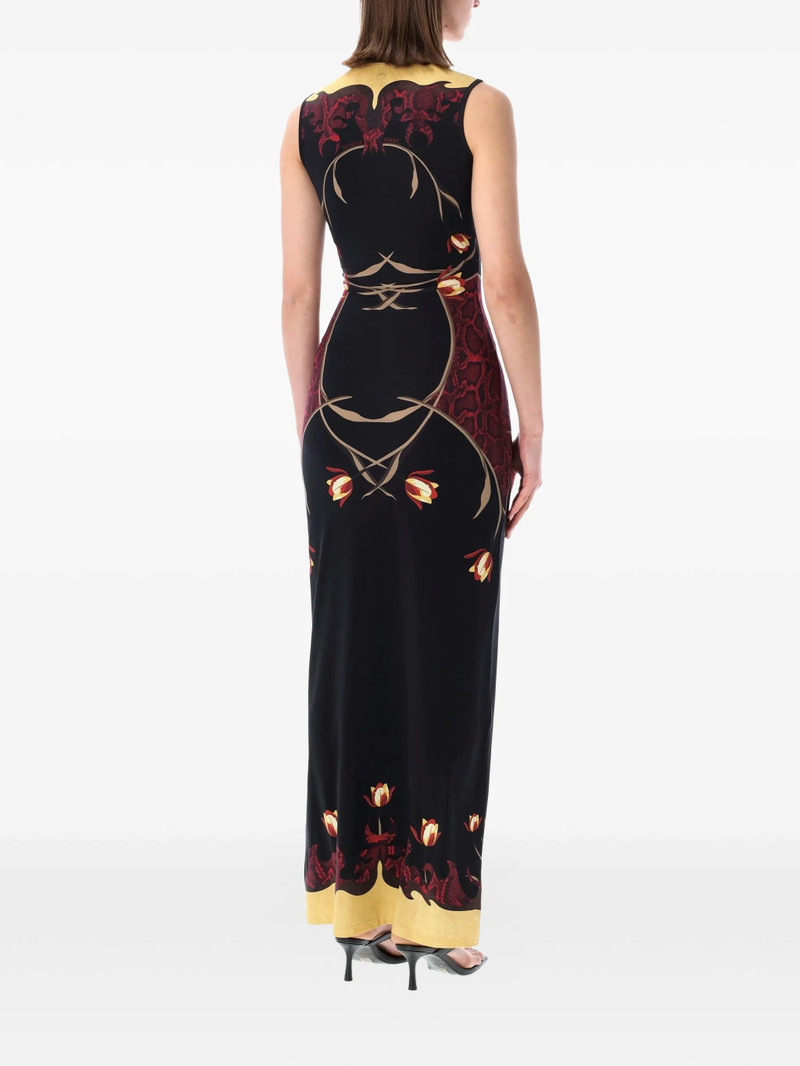 Marine Serre Marine Serre Floral-print Sleeveless Maxi Dress outlook