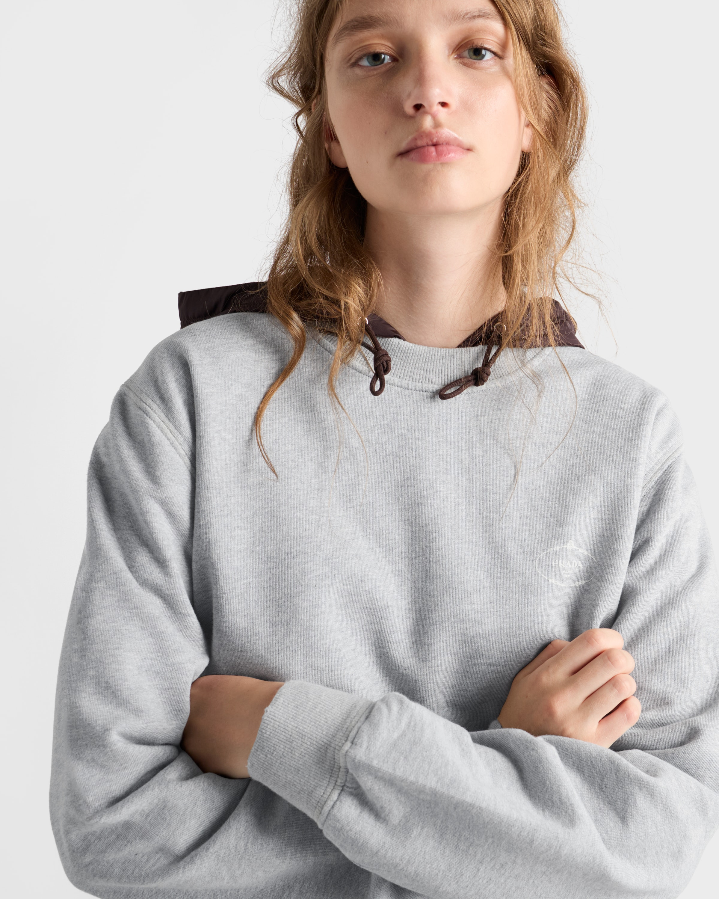 Cotton crew-neck sweatshirt - 6