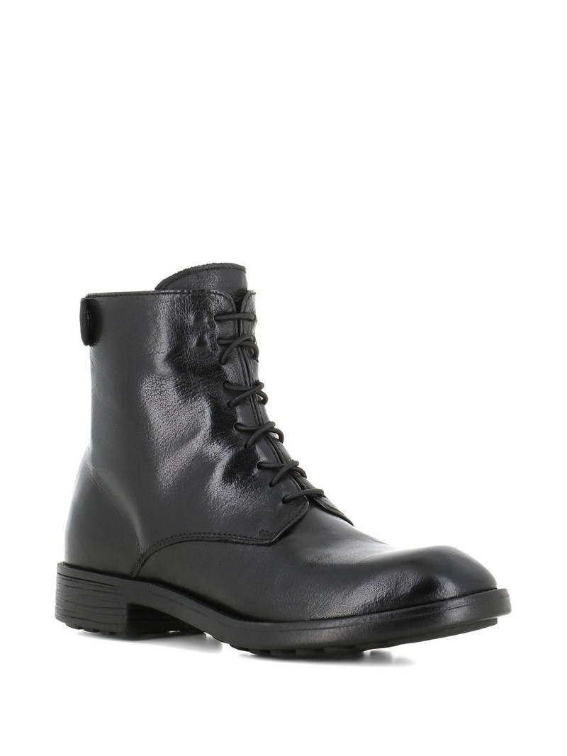 OFFICINE CREATIVE lace-up zip-detail boots outlook