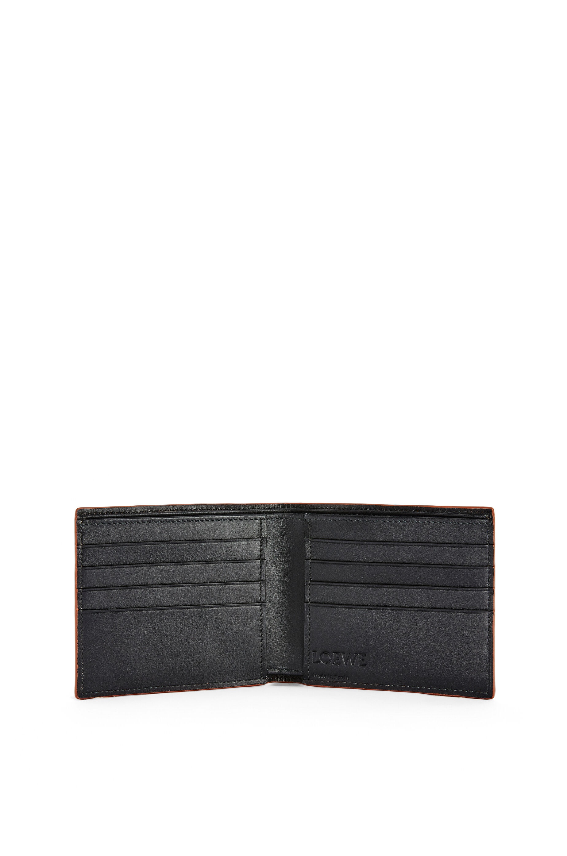 Puzzle stitches bifold wallet in smooth calfskin - 2