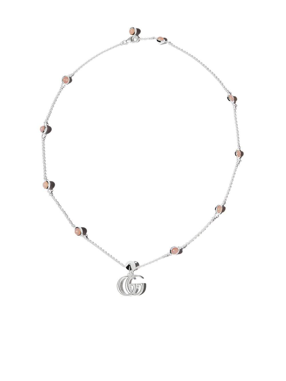 Double G mother of pearl necklace - 4