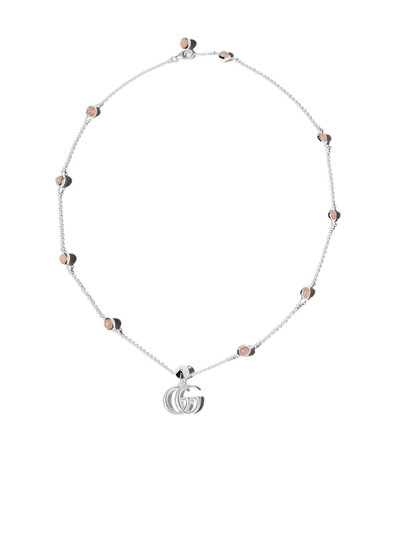 GUCCI Double G mother of pearl necklace outlook