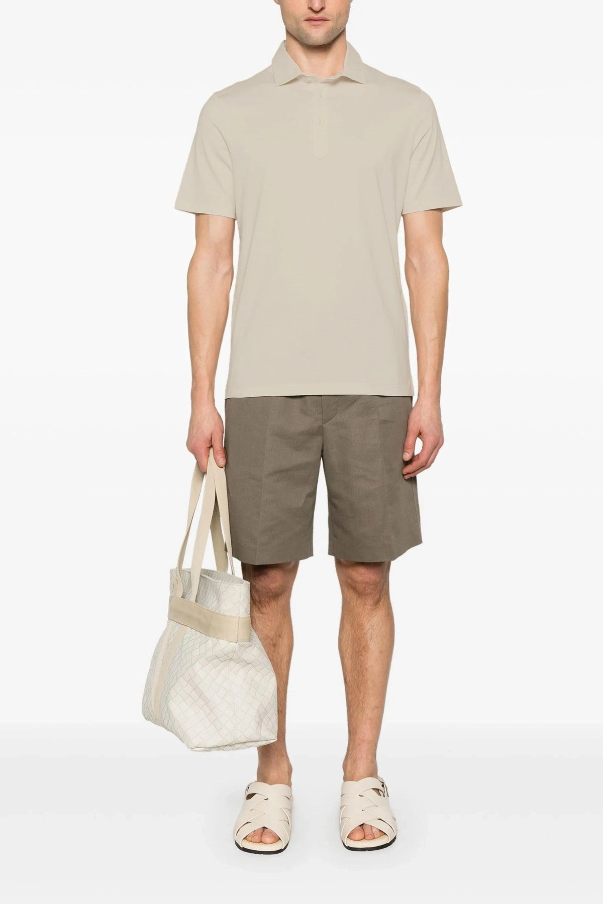 Brunello Cucinelli Men Cotton Polo Shirt - 2