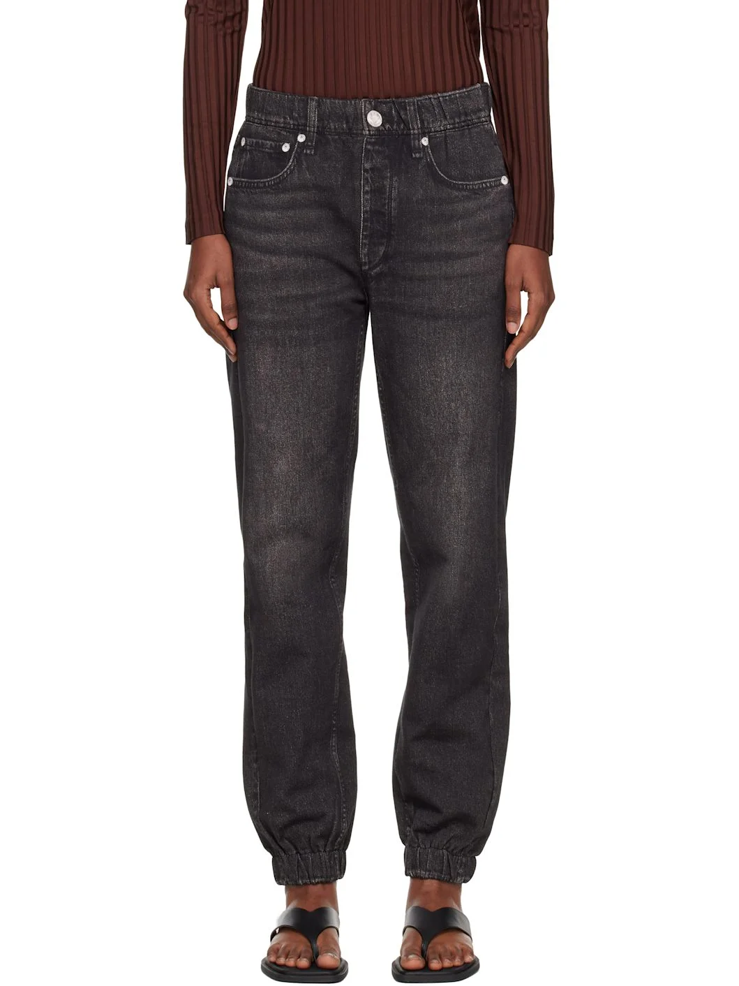 Black rb Miramar Jogger Jeans - 1