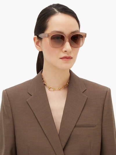 CELINE Oversized round acetate sunglasses outlook