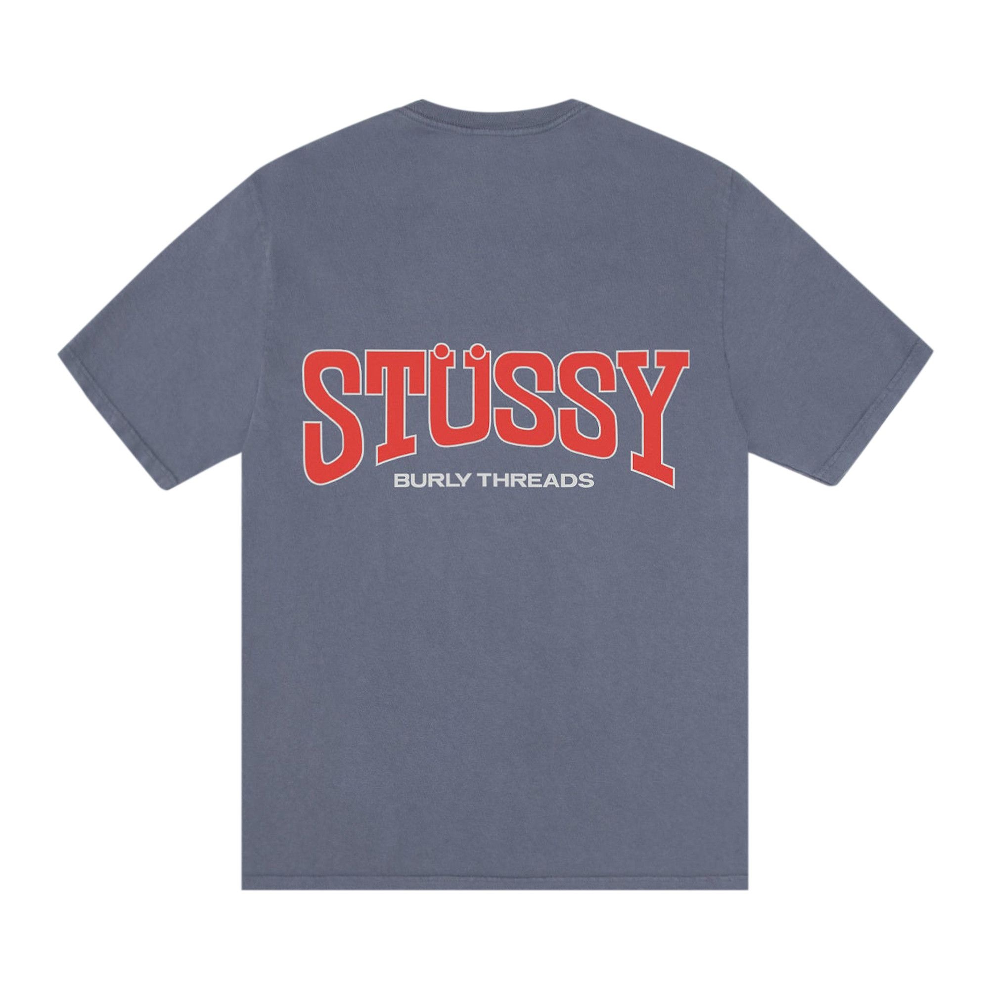 Stussy Burly Threads Tee 'Indigo' - 2