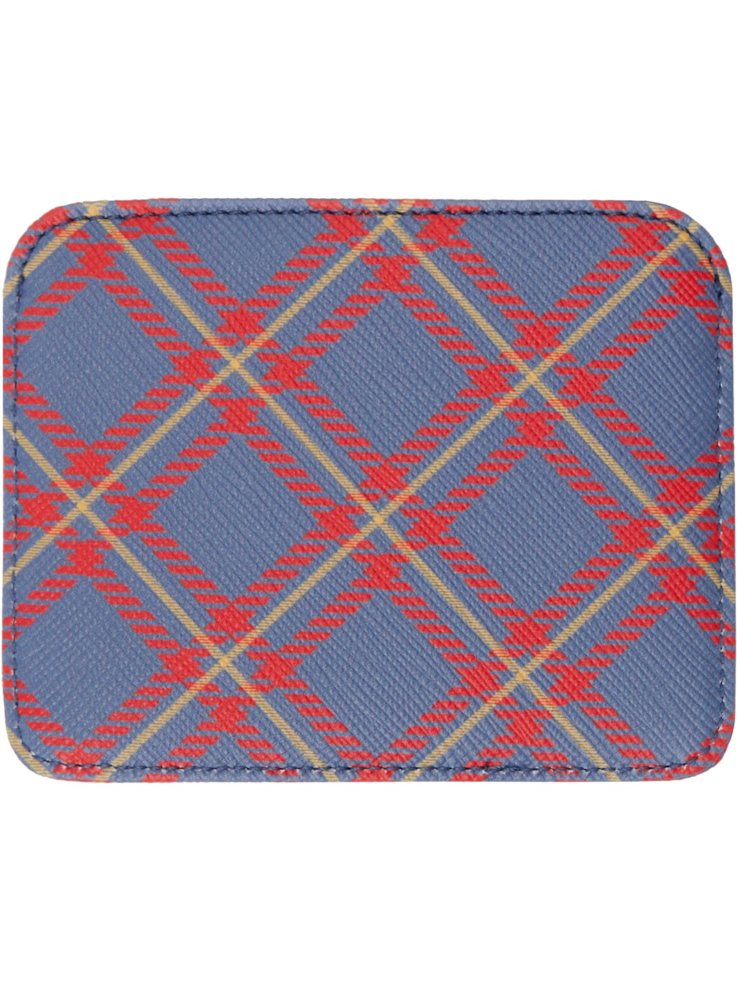 Blue & Orange Half Moon Card Holder - 2