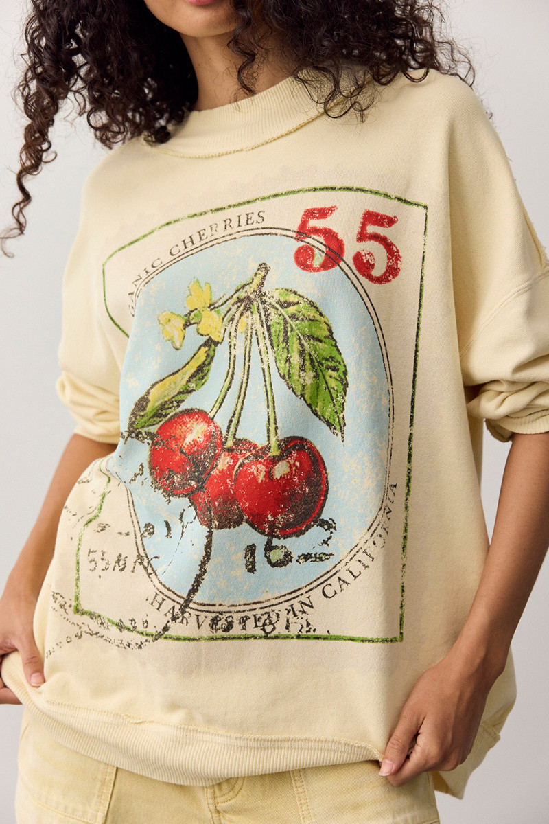 We The Free Palm Spring Turtleneck Graphic Pullover 1