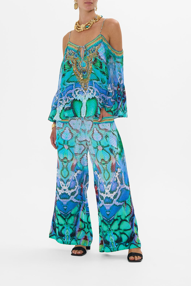 CAMILLA WIDE LEG TROUSER WITH FRONT POCKETS outlook